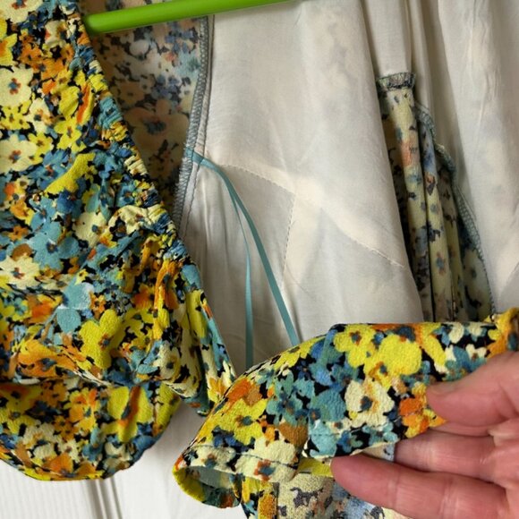 Talia dream in Daisy diamond dress, floral, LSPACE, yellow, Talia Dress Size s - Picture 12 of 13